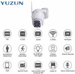 دوربین هوشمند وای فای دار تشخیص حرکت در شب ضد آب مدلPTZ