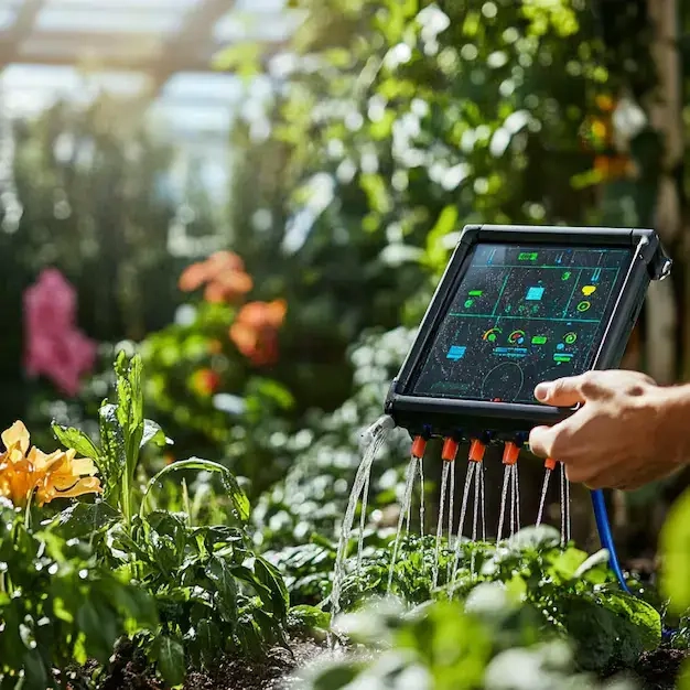 سنسور رطوبت خاک هوشمند برای نظارت بر آبیاری باغچه